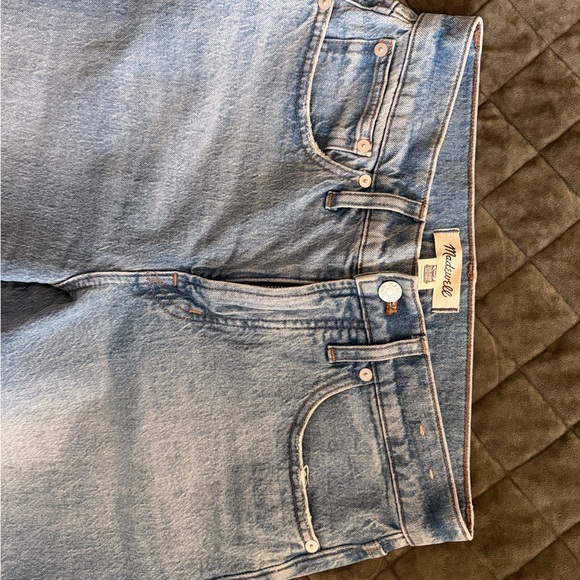 Madewell Light Blue Straight Leg Jeans - Picture 2 of 6
